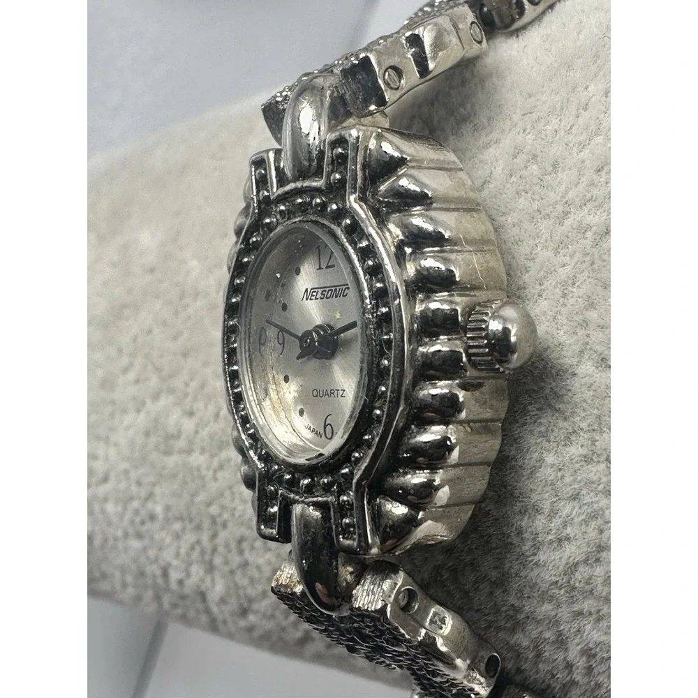 Nelsonic N513 Ladies Watch New Battery 19MM 7.25